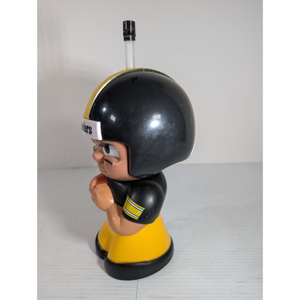Football Hall TEENY MATES Big Sip 16 oz Character Cup Pittsburgh Steelers Rogers - Picture 4 of 11